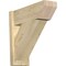 Ekena Millwork Traditional Slat Rough Sawn Outlooker, Douglas Fir, 8"W x 22"D x 22"H OUT08X22X22TRA06RDF - alternate 1